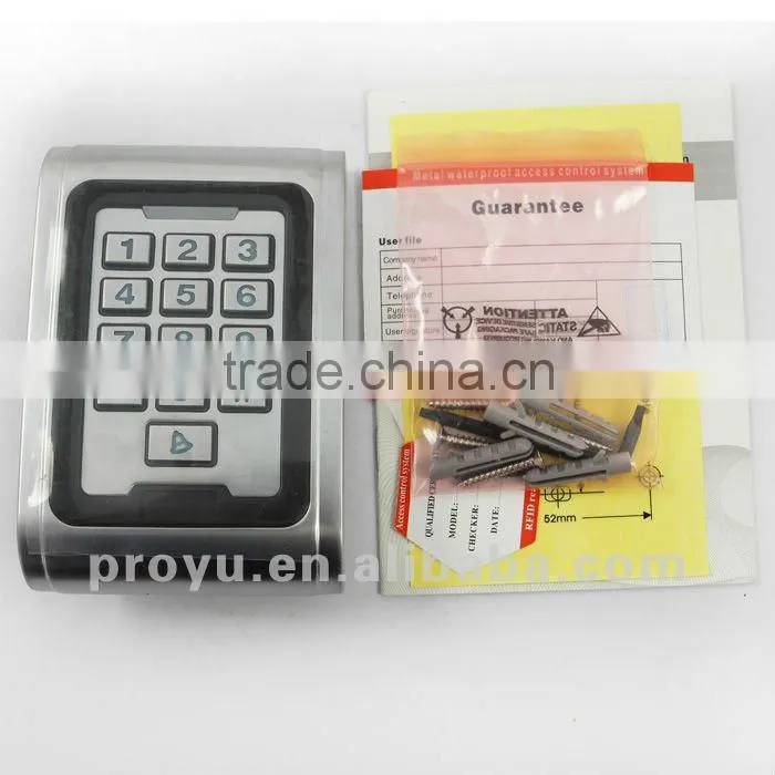 metal Shell IP68 rfid waterproof keypad access control PY-S100
