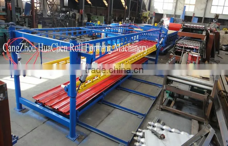 automatic steel sheet manual/ hydraulic stacker