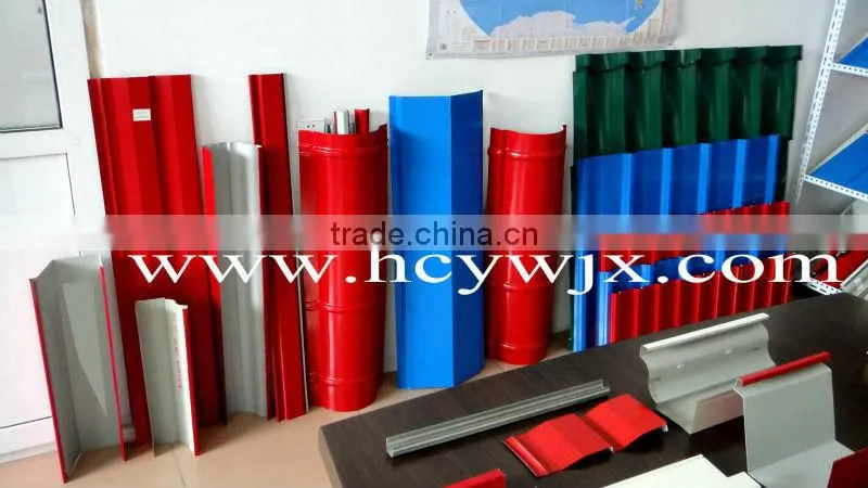 Villadom Use Colored Steel Ridge Cap Sheet Roll Forming Machine