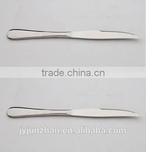 Stainless flatware knife made by Junzhan factory and low price