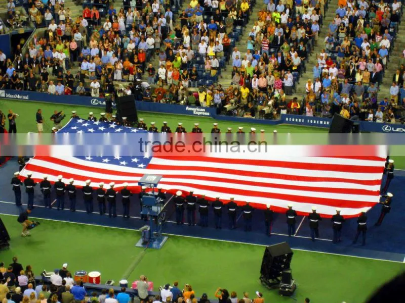 Custom material Printed polyester knitted american flag for sale