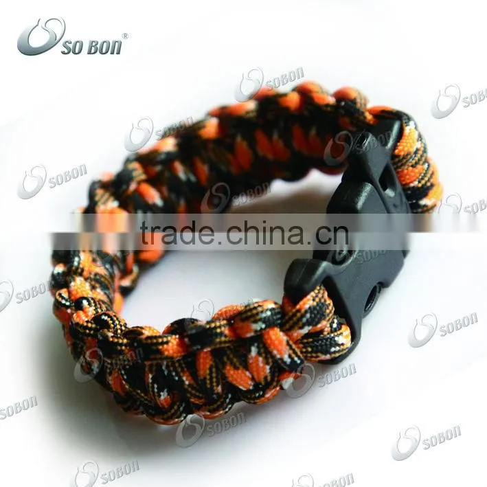 Fashion new colour paracord survival bracelet