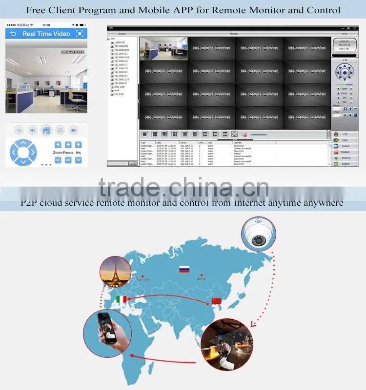 shenzhen top factory 8ch nvr poe 1080p surveillance system plug and play