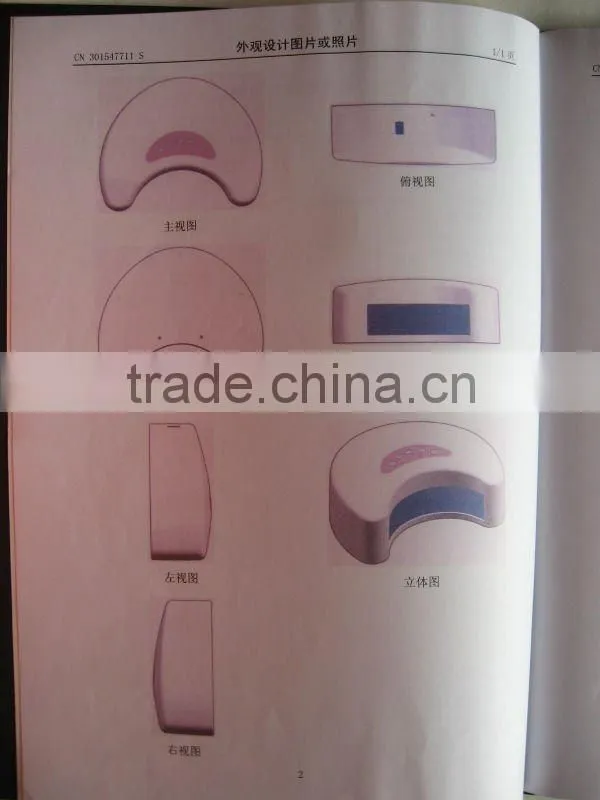 moon shape Gel Curing LK-D12W led Uv Lamp