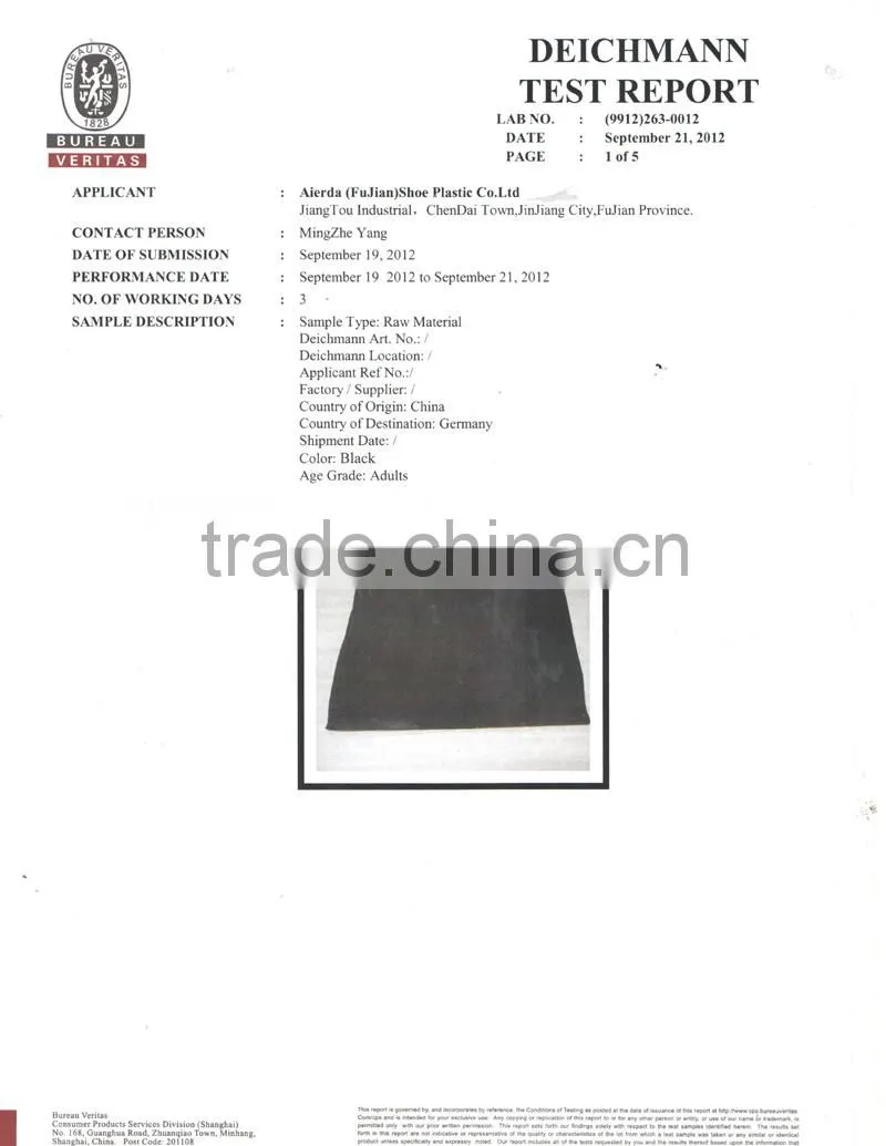 Eva foams material for sandals