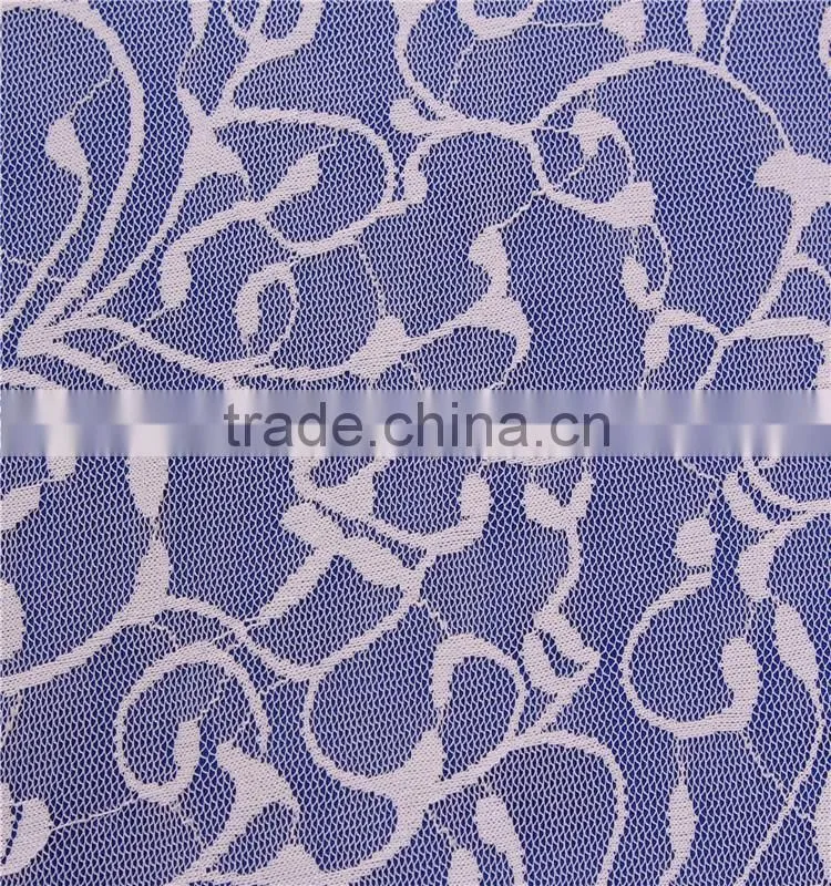 2016 High Quality White chantilly Lace fabric for Ladies Suit