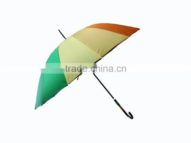 14colors promotional rainbow mini golf straight couple umbrella