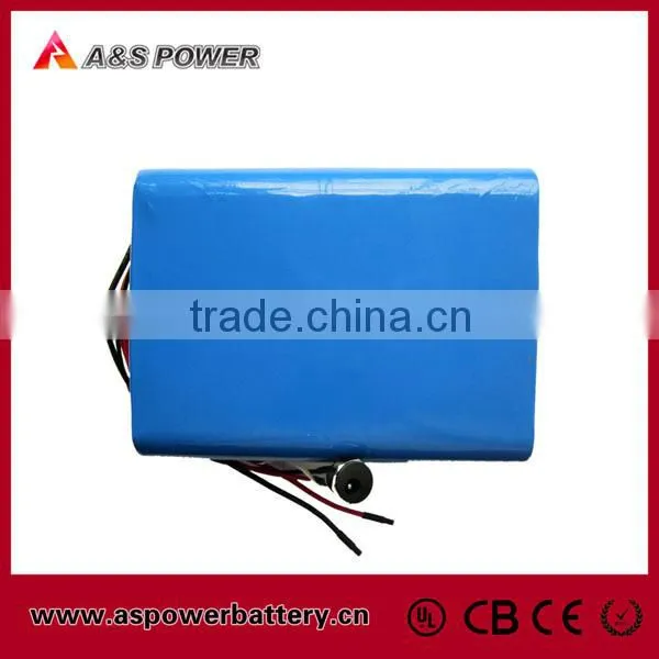 12V 12Ah 26650 Lifepo4 battery with DC Connector