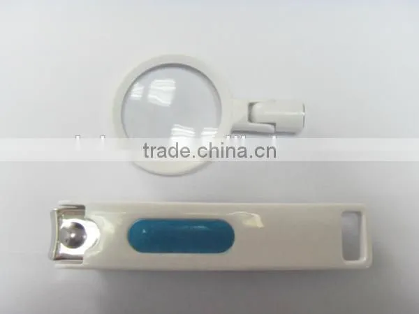2015 Wholesale magnifying/magnifier nail clipper with nice appearance