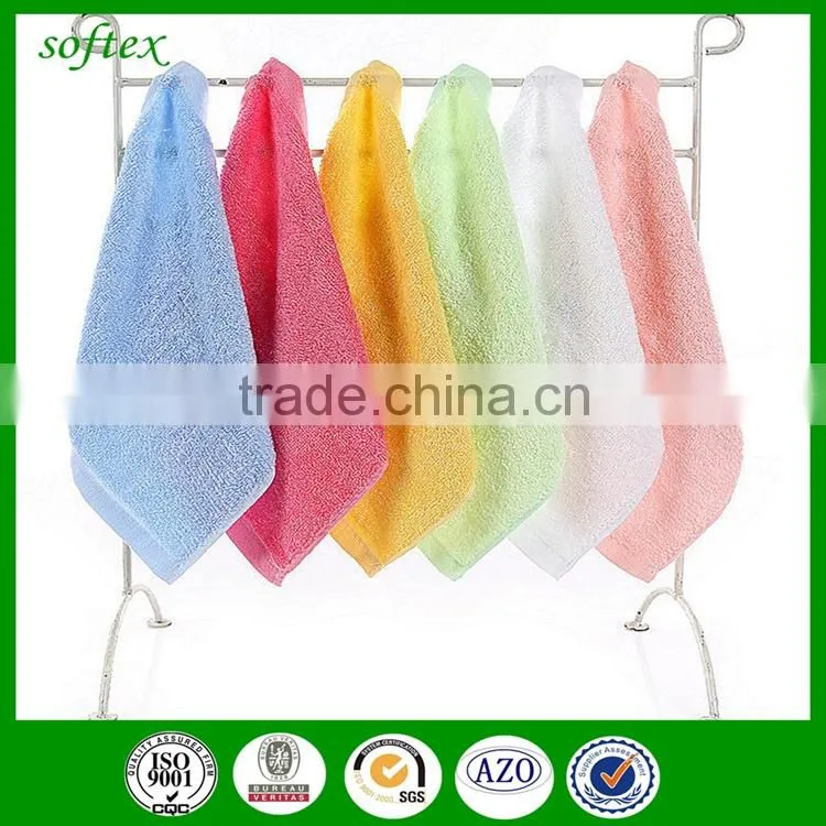 shanghai softex 25*25cm 20g Bamboo Fiber natural wholesale baby washcloths cheap