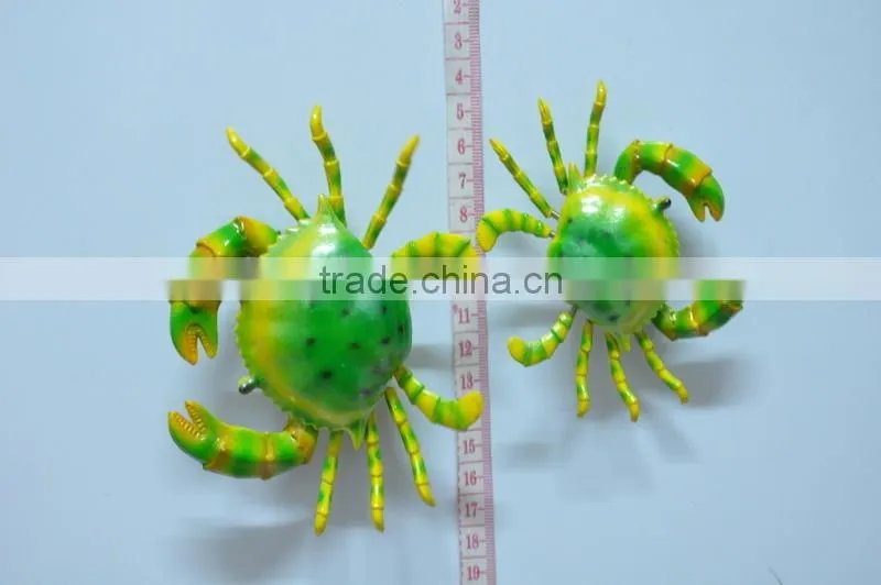 3 inch Pearl Powder Plastic Magnetic Crab, Wholesale Souvenirs