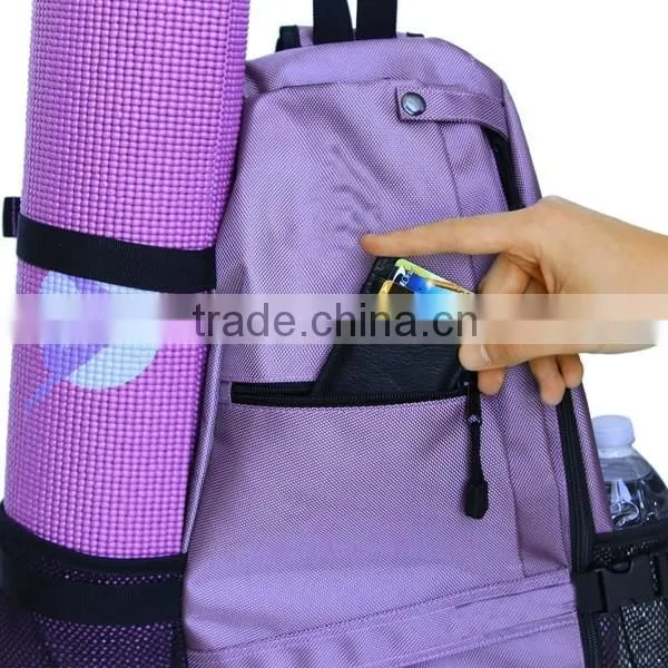 Waterproof Gym Backpack Bag Large Yoga Mat Bag