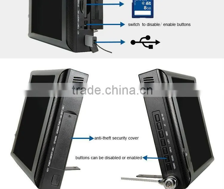 FlintStone 10 inch pos touch screen monitor, pos touch screen monitor, pos touch screen monitor