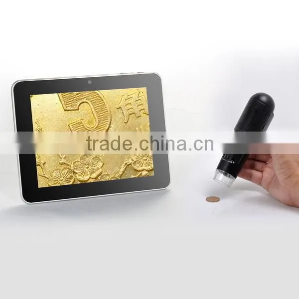 Ipad, Iphone compatible 720P HD Wireless/Wifi Microscope, Wifi USB Digital Microscope with LED and Battery