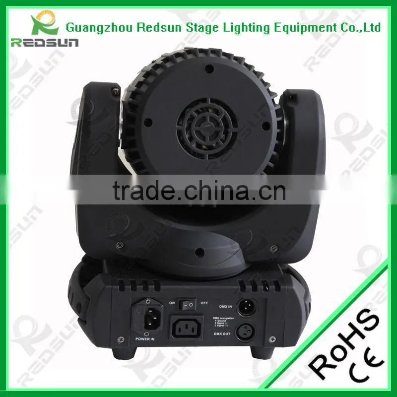 Lowest price!!! High quality LED Professional 12pcs 10W RGBW Moving Head Mini Euro Gobo Disco Moving Head light