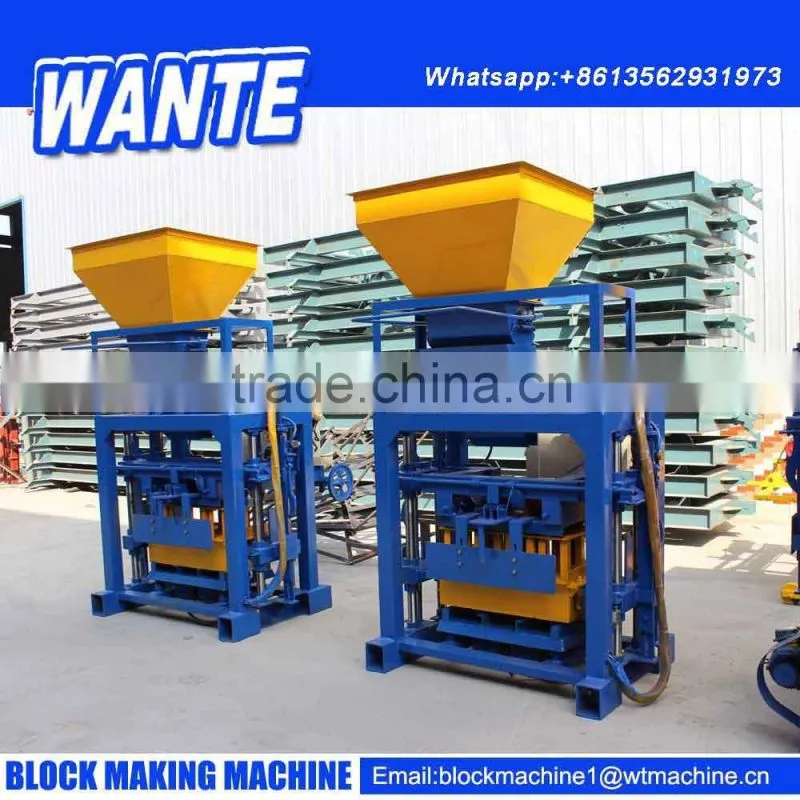 WANTE BRAND QT40-1brick making machine pakistan with low price