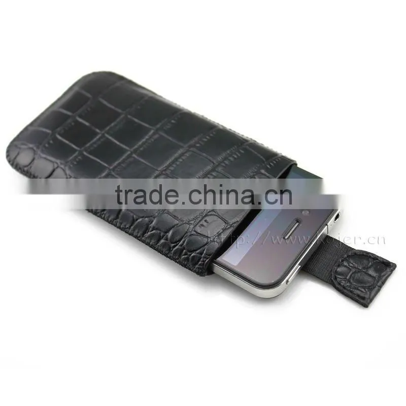 China manufacturer Microfiber Sleeve Pouch Cover Case - Baby Blue for Apple iPhone 5 5G 5S 5C