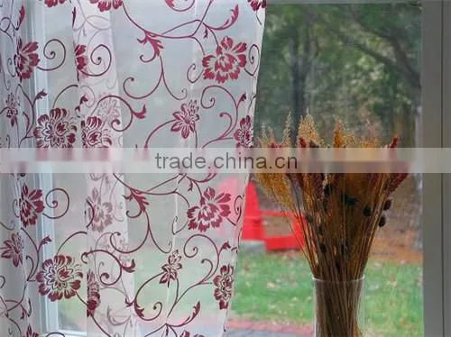 Flocking Organza for Curtains