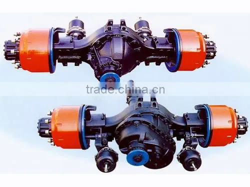 China truck medium and back axle for heavy multi-axle motor unit with optional ABS 457-6*4