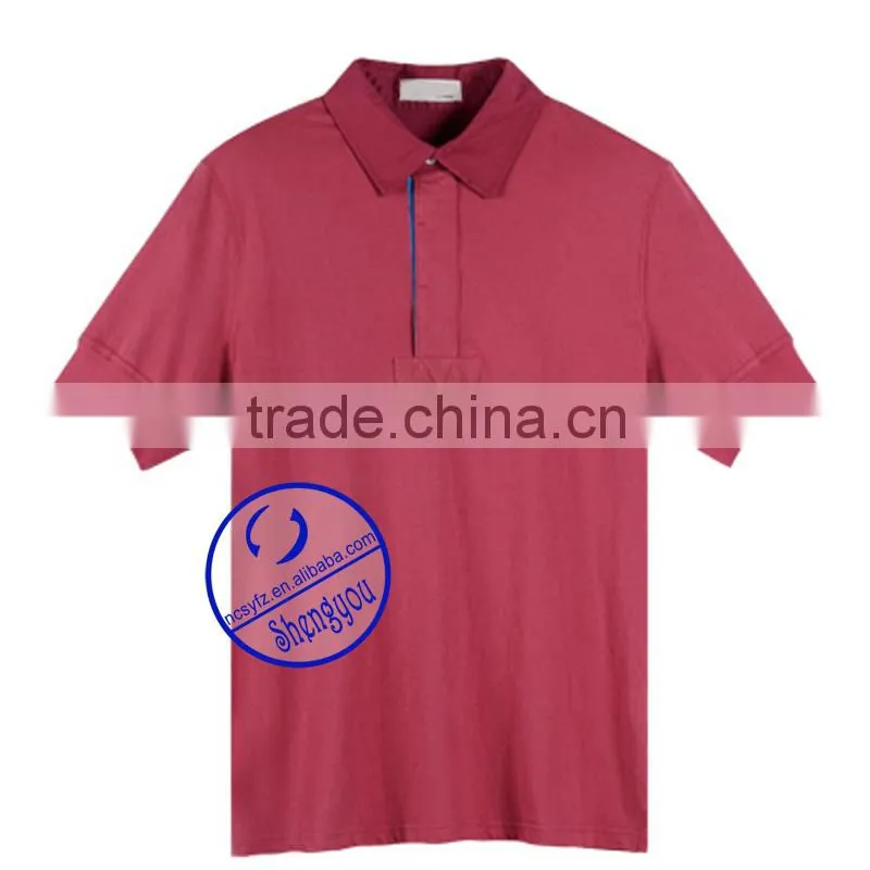 Custom bulk wholesale plain blank polo shirt for men