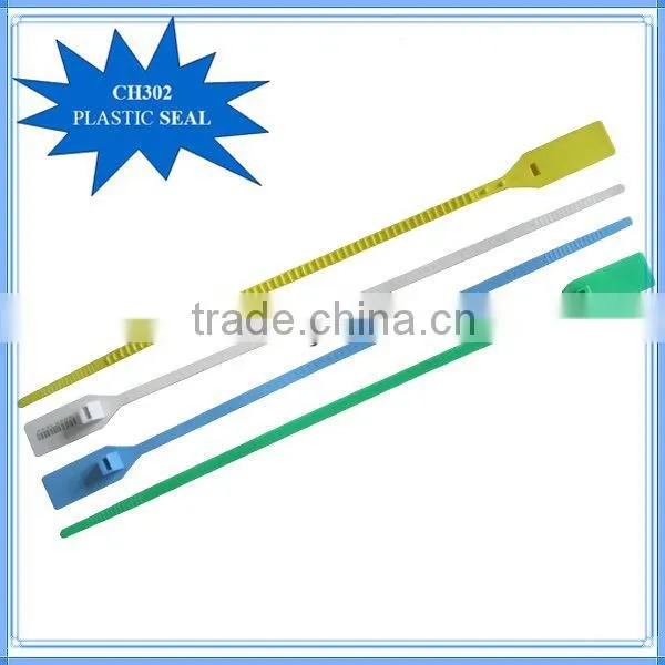 CH302 numbered pull tight hang tag plastic seal