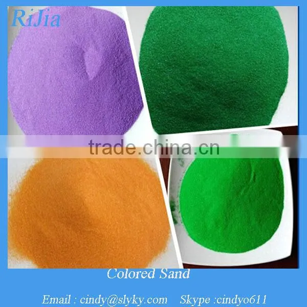 artificial colored sand for decoration