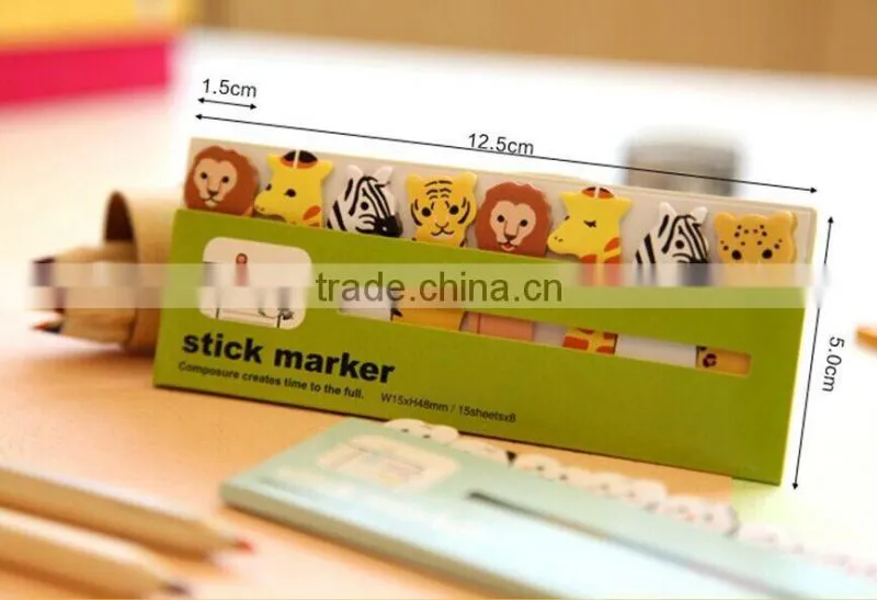 animal shape small memo pad