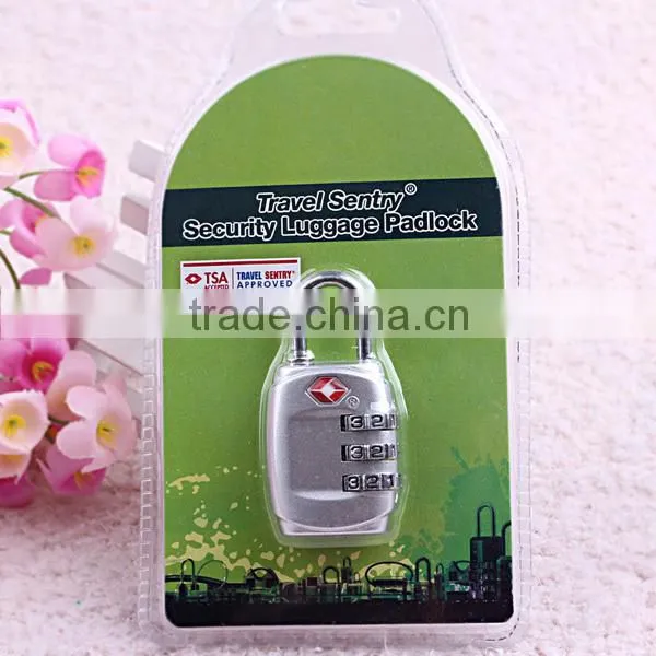 Professional changeable zinc alloy Tsa lock/TSA luggage lock/TSA combination lock TSA-331