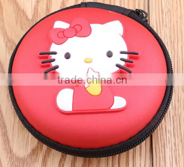 Wholesale waterproof Korean earphone key zero coin purse bag,creative zero wallet zipper bag