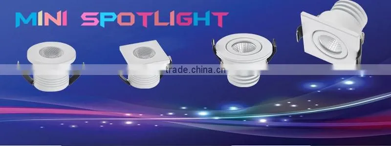 Popular 30mm cutout 3w/5w mini cob led light downlight