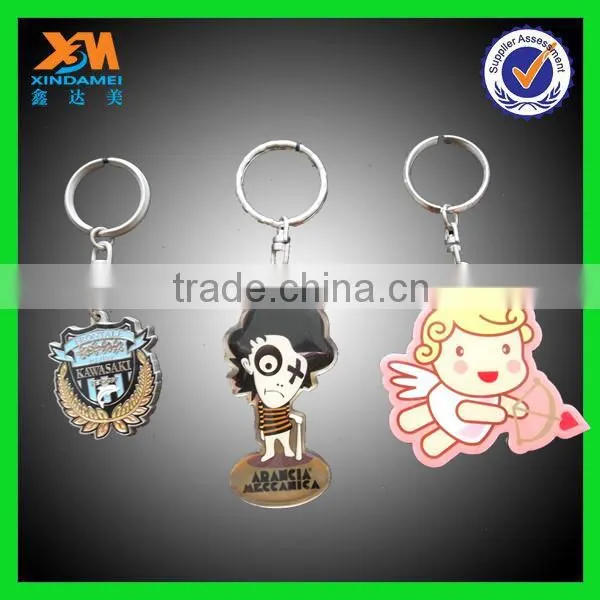 Lucky grass pink series metal key chain