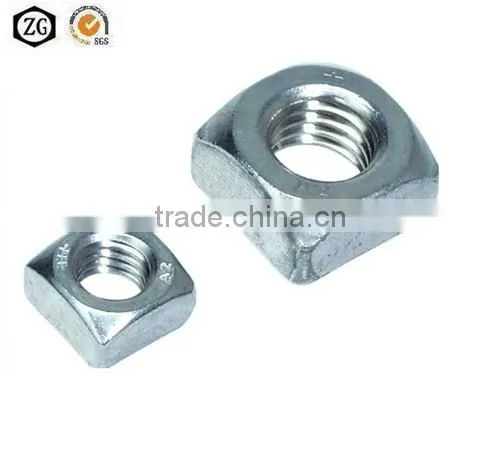 DIN557 Stainless steel square nuts