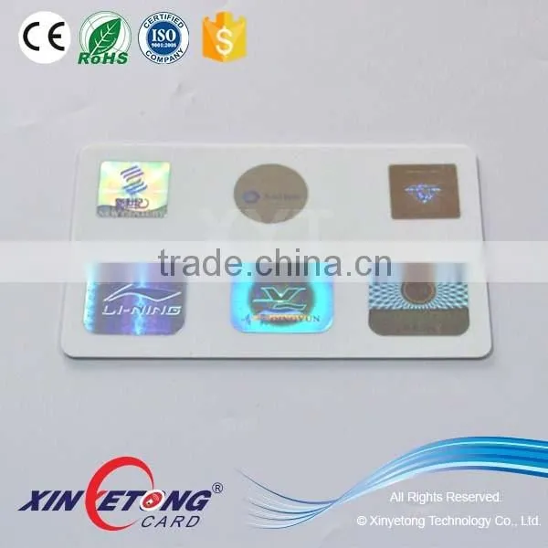 ISO Size 85.5x54mm Hologram Business PVC Card