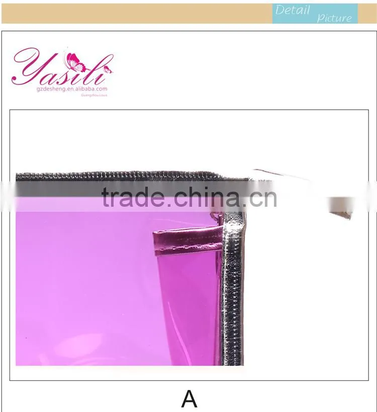 clear plastic zipper pouch;clear Makeup bag;cheap wholesale makeup bags
