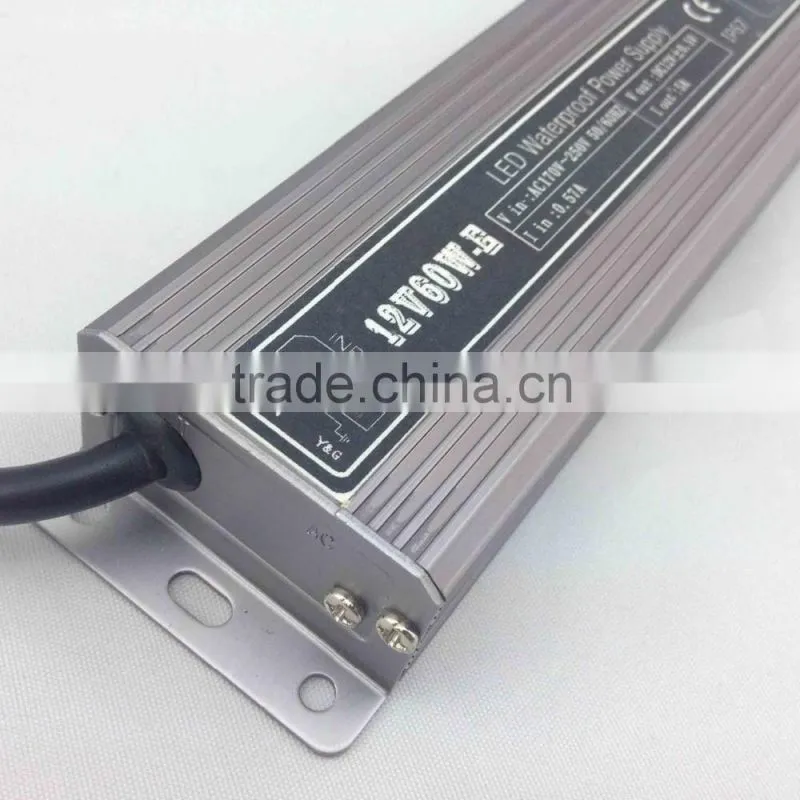 uninterruptible constant voltage overload protection 5A 60W led driver