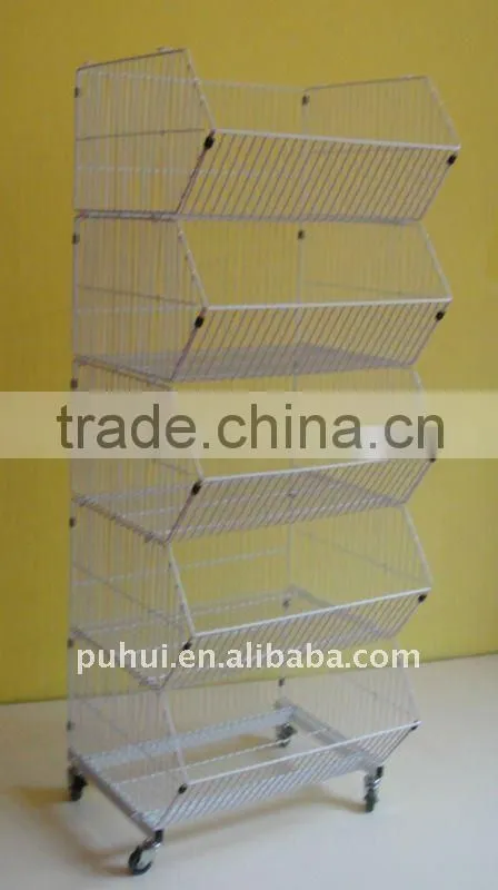 5 tier stacking bin