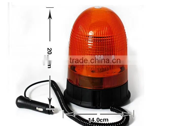 30w Automotic Yellow Led Flash Light Amber Led Emergency Warning Lights