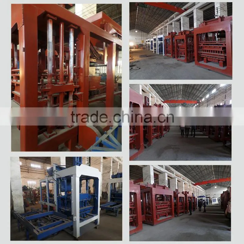 Fully automatic hot sale in africa QT5-15 cement brick machine