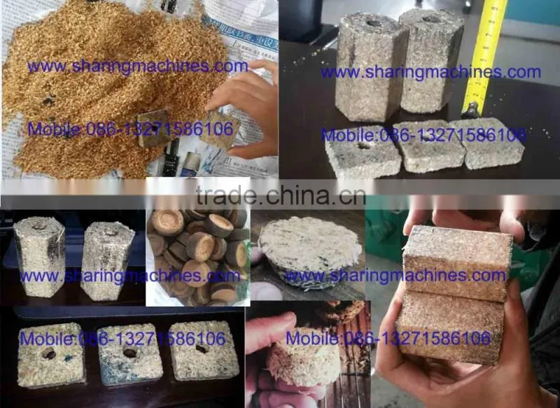 Professional OEM hydraulic Wood sawdust fire-starter briquette press machine for sale