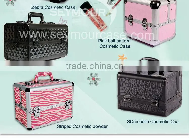 Cute Aluminum Beuty Case with Trays