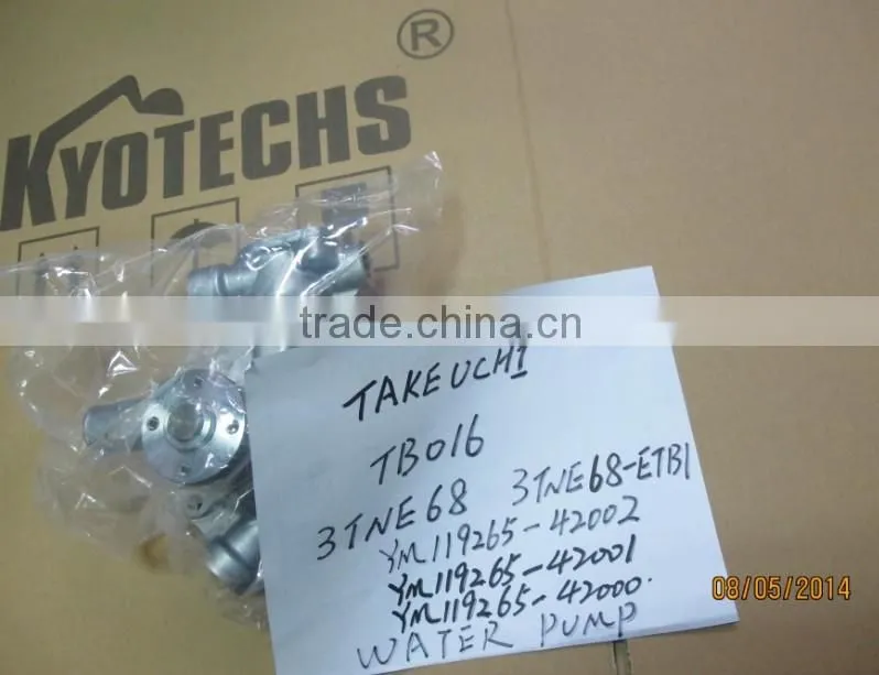 TB016 3TNE68 3TNE68-ETB1 YM119265-42002 YM119265-42001 YM119265-42000 119265-42000 WATER PUMP