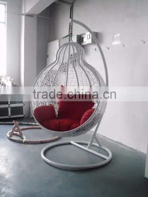 0503balcony garden elegant comfortable rattan hanging swing egg chair YPS080