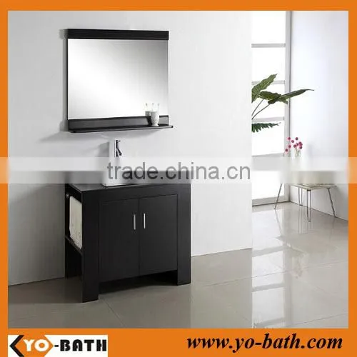 36 inch Thailand oak wood chinese bathroom vanity cabinet