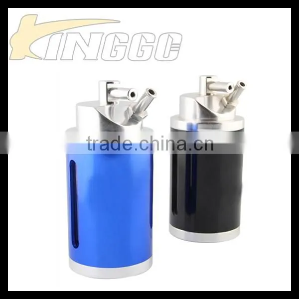 Auto Racing Oil Can Universal Round Aluminium Car Engine Oil Catch Tank