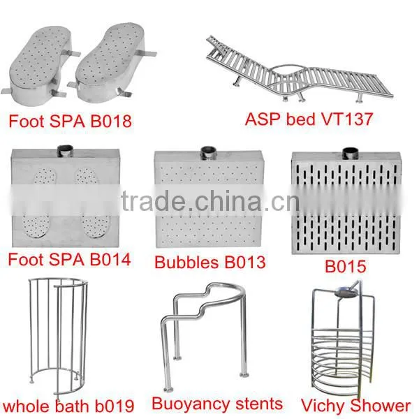 stainless steel swimming pool foot spa massager