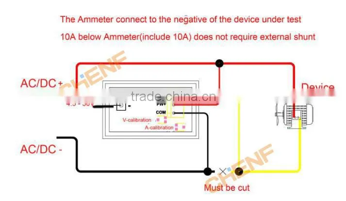 Cheaper High Quality Dual LED Digital Voltmeter Ammeter Amp Volt Meter + Current Shunt DC 100V 10A
