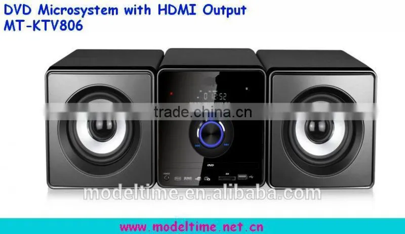 2.0CH DVD Player with High quality power amplifier and speakers