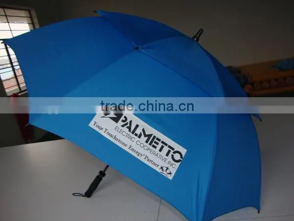 Large Promotional Golf Umbrella with Venting on Top