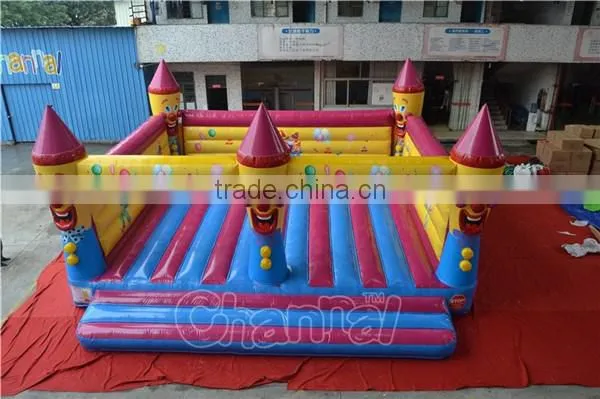 Giant Commercial Inflatable Clown Bouncy Castle, Inflatable Jumping Castle for Kids