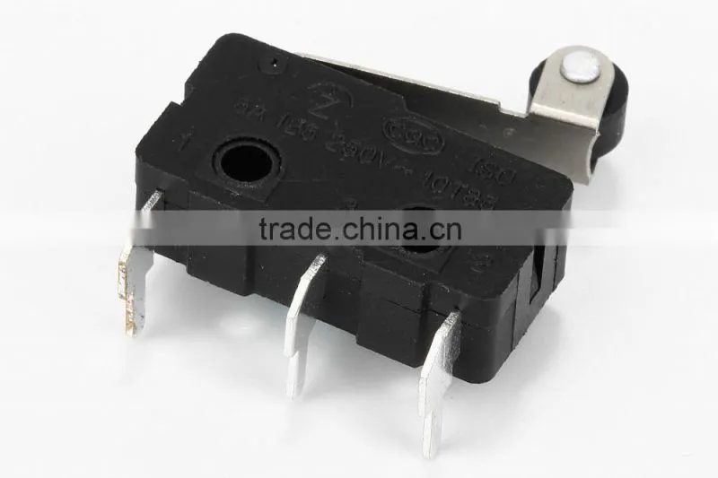 3pin waterproof micro switch with wheels high quality